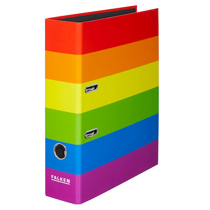 Artikelbild für FALKEN Harlekin Motivordner 8,0 cm DIN A4, 1 St., Artikelnummer 265099