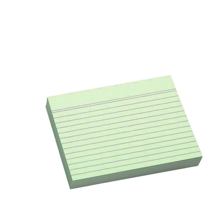 Artikelbild für Karteikarten DIN A7 grün liniert, 100 St., Artikelnummer 432344