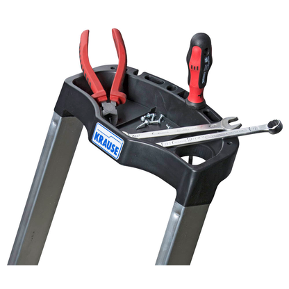 Artikelbild 4 für KRAUSE Stehleiter einseitig MONTO Solido silber 5 Stufen, H: 185,0 cm, Artikelnummer 568752