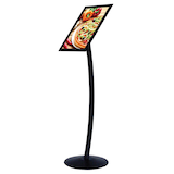 Artikelbild 1 für update displays Infoständer schwarz DIN A3 35,8 x 35,8 x 117,6 - 121,2 cm, 1 St., Artikelnummer 316774