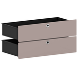 Artikelbild 1 für viasit System4 Schubladen taupe 75,0 x 37,5 x 37,5 cm, Artikelnummer 501781