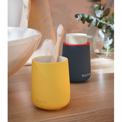 Artikelbild 5 für LEITZ Stiftehalter Cosy gelb Keramik 8,7 x 8,7 x 10,8 cm, Artikelnummer 651921