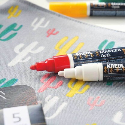 Artikelbild 11 für KREUL Opak Stoffmalfarbe farbsortiert, 5 St., Artikelnummer 115919