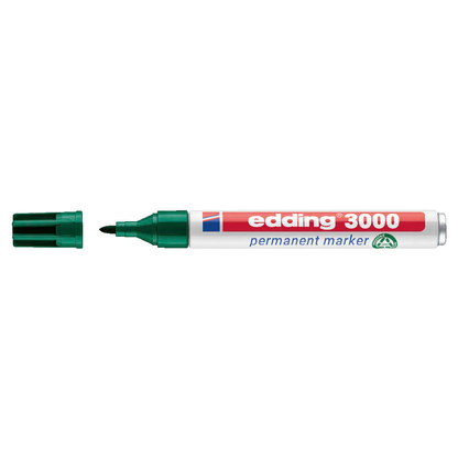 Artikelbild 3 für edding 3000 Permanentmarker farbsortiert 1,5 - 3,0 mm, 4 St., Artikelnummer 580410