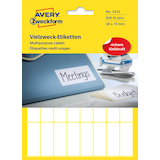 Artikelbild 1 für AVERY Zweckform Etiketten 3323 weiß 38,0 x 14,0 mm, 928 Etiketten , Artikelnummer 647164