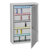 Artikelbild 1 für ISS Regensburg Schlüsselkasten lichtgrau mit 150 Haken, Zylinderschloss, 38,0 x 14,0 x 55,0 cm, 1 St., Artikelnummer 666487