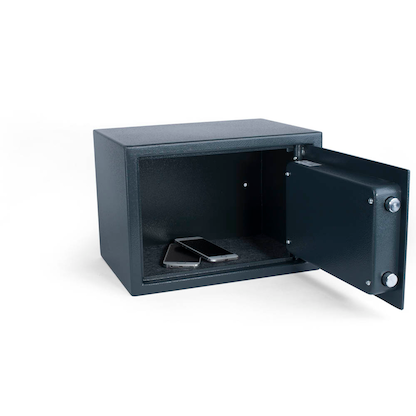 Artikelbild für pavo Tresor dunkelgrau 35,0 x 25,0 x 25,0 cm, Artikelnummer 557633