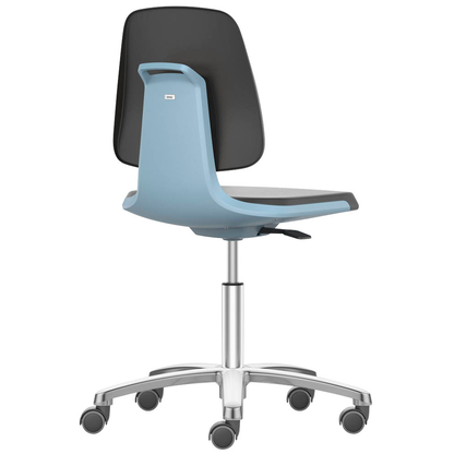 Artikelbild 4 für bimos Arbeitsdrehstuhl Labsit blau, schwarz Kunstleder, Artikelnummer 470296