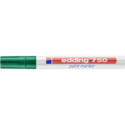 Artikelbild 3 für edding 750 Lackmarker grün 2,0 - 4,0 mm, 1 St., Artikelnummer 913511