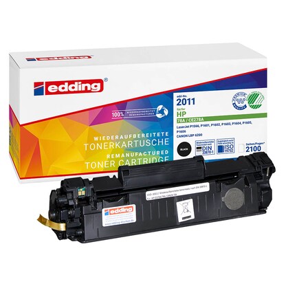 Artikelbild für edding EDD-2011 schwarz Toner kompatibel zu HP 78A (CE278A), Artikelnummer 168575