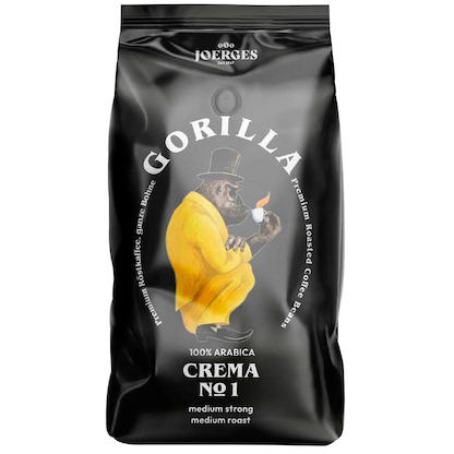 Artikelbild für GORILLA Espresso Crema No. 1 Kaffeebohnen, Arabicabohnen 1000 g, Artikelnummer 787244