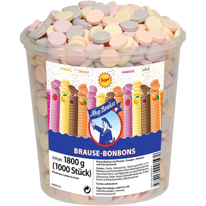 Artikelbild für Ahoj-Brause Ahoj BRAUSE-BONBONS Brause 1000 St./1,8 kg, Artikelnummer 505659
