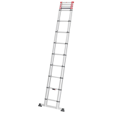 Artikelbild 1 für Hailo Teleskopleiter FLEXLINE silber 13 Sprossen, H: 380,0 cm, Artikelnummer 365003