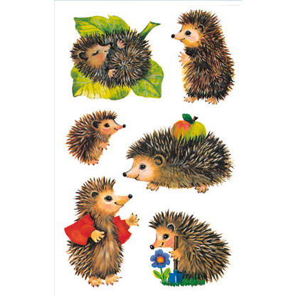 Artikelbild 2 für AVERY Zweckform Aufkleber 4306 Igel, 18 Etiketten, Artikelnummer 242187