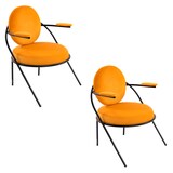 Artikelbild 1 für meet powered by PAPERFLOW Sessel SATURNE safran schwarz Stoff 70,0 x 73,0 x 88,0 cm, 2 St., Artikelnummer 230852