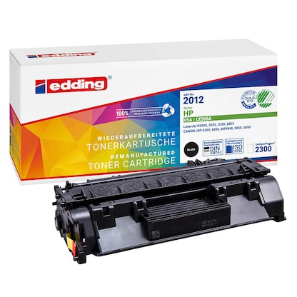 Artikelbild für edding EDD-2012 schwarz Toner kompatibel zu HP 05A; Canon 719(CE505A; 3479B002AA), Artikelnummer 169979