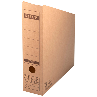 Artikelbild 3 für LEITZ Archiv-Stehsammler Premium braun, 10 St., Artikelnummer 515019