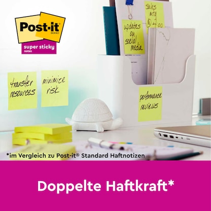 Artikelbild 2 für Post-it® Haftnotizen extrastark gelb, 1 St., Artikelnummer 270759