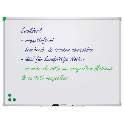 Artikelbild 3 für FRANKEN Whiteboard U-Act!Line® 90,0 x 60,0 cm weiß lackierter Stahl, Artikelnummer 745598