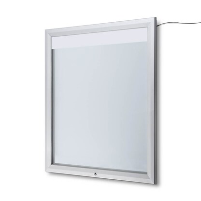 Artikelbild 3 für Showdown® Displays Schaukasten T LED silber 12x DIN A4 102,5 x 4,7 x 116,7 cm, 1 St., Artikelnummer 269170