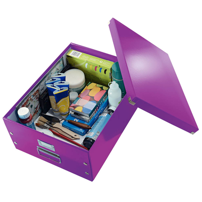 Artikelbild 2 für LEITZ Click & Store Aufbewahrungsbox 36,0 l violett 36,9 x 48,2 x 20,0 cm, 1 St., Artikelnummer 409831