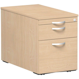 Artikelbild 1 für geramöbel Flex Rollcontainer buche 3 Auszüge 43,8 x 80,0 x 56,5 cm, Artikelnummer 880272