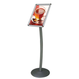 Artikelbild 1 für update displays Infoständer silber DIN A3 35,8 x 35,8 x 117,6 - 121,2 cm, 1 St., Artikelnummer 316782