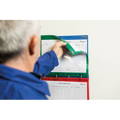 Artikelbild 2 für tarifold Magnettaschen blau A4, 5 St., Artikelnummer 461481