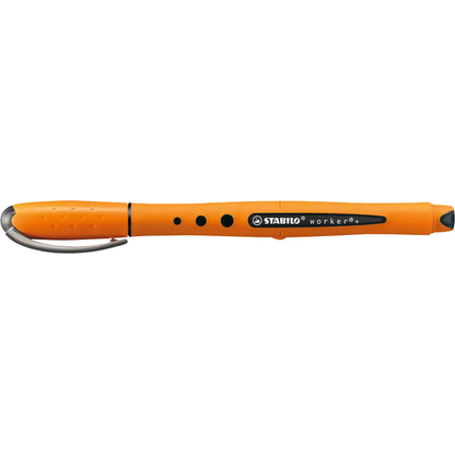 Artikelbild 2 für STABILO worker®+ Tintenroller orange 0,5 mm, Schreibfarbe: schwarz, 1 St., Artikelnummer 625111