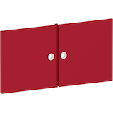 Artikelbild 1 für viasit System4 Türen rubinrot 37,5 cm, Artikelnummer 502118