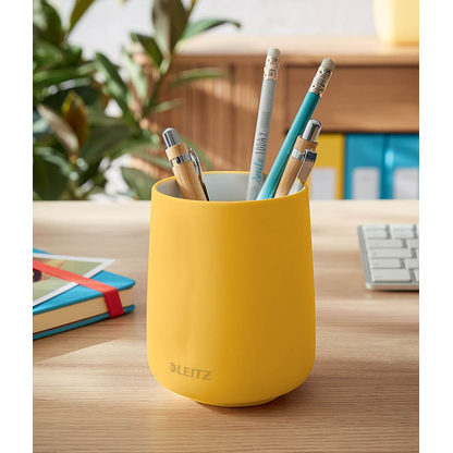 Artikelbild 3 für LEITZ Stiftehalter Cosy gelb Keramik 8,7 x 8,7 x 10,8 cm, Artikelnummer 651921