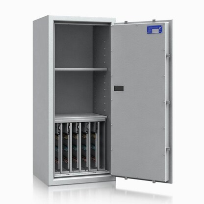 Artikelbild für ISS safe4key Schlüsseltresor lichtgrau mit 280 Haken, Elektronikschloss, 50,0 x 42,0 x 115,0 cm, 1 St., Artikelnummer 850333