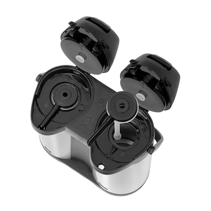 Artikelbild 5 für Bartscher Isolierkannen Duo 1,9L-ST schwarz, silber 2x 1,9 l, 1 St., Artikelnummer 427058