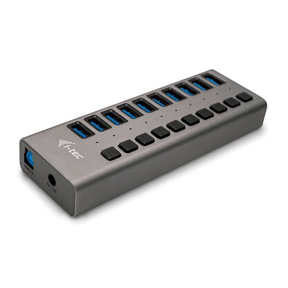 Artikelbild für i-tec® USB-Hub USB 3.0 Charging 10-fach grau, Artikelnummer 662348