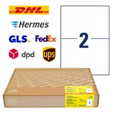 Artikelbild 1 für AVERY Zweckform Versandetiketten weiß 21,0 x 14,8 cm, 300 Blatt, Artikelnummer 715148