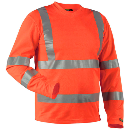 Artikelbild für BLAKLÄDER® Herren Warnschutz-Langarmshirt 3381 orange Größe 3XL, 1 St., Artikelnummer 741145