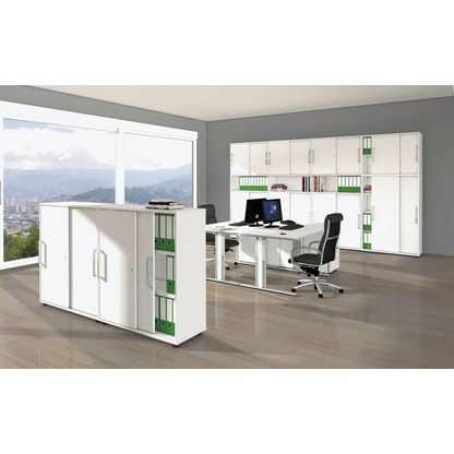 Artikelbild 4 für Kerkmann Schiebetürenschrank, 13449110 weiß 2 Fachböden 100,0 x 40,0 x 111,0 cm, Artikelnummer 174526