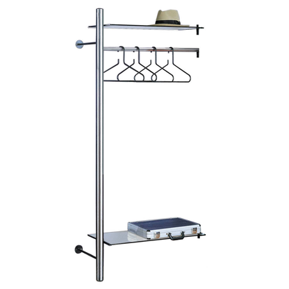 Artikelbild für Kerkmann Wandgarderobe Garderobenelement arte 33686181 silber Metall 80,0 x 190,0 cm, Artikelnummer 531574