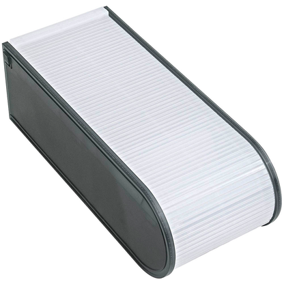 Artikelbild 2 für WEDO Karteikasten DIN A8 für 500 Karteikarten grau mit Deckel, Artikelnummer 814766