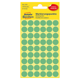 Artikelbild 1 für AVERY Zweckform Klebepunkte 3143 grün Ø 12,0 mm, 270 St., Artikelnummer 579524