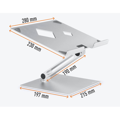 Artikelbild 6 für DURABLE Laptop-Ständer RISE silber, Artikelnummer 741654