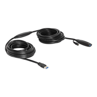 Artikelbild 2 für DeLOCK USB 3.0 A Kabel Verlängerung 10,0 m schwarz, 1 St., Artikelnummer 894752
