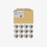 Artikelbild 1 für G&G Etikettenrollen für Etikettendrucker ersetzt Zebra 800262-125 weiß, 57,0 x 32,0 mm, 12 x 2100 Etiketten, Artikelnummer 130999