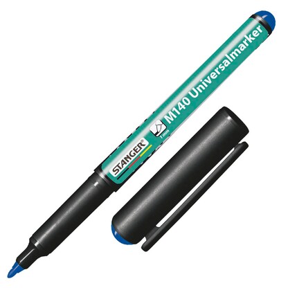 Artikelbild für STANGER Universal M140 Permanentmarker blau 1,0 mm, 1 St., Artikelnummer 436388