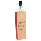 Artikelbild 1 für Idena Geschenktüte für Flaschen Geburstag Motiv 10,0 x 39,0 cm, 1 St., Artikelnummer 677276