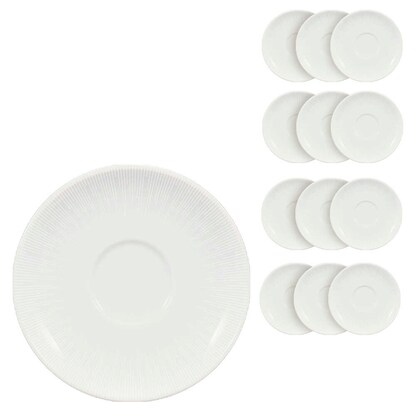 Artikelbild für BAUSCHER Untertassen SMART STRIPES weiß Ø 12,0 cm, 12 St., Artikelnummer 819959