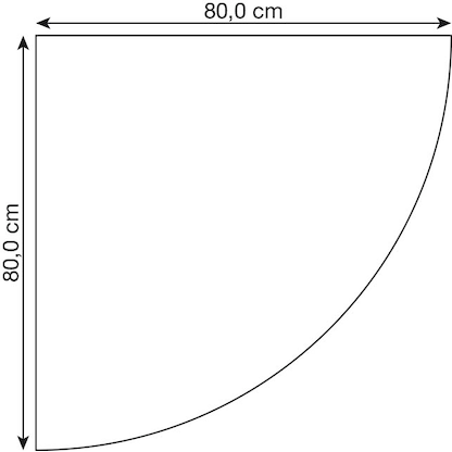 Artikelbild 2 für HAMMERBACHER Verbindungsplatte Akandia lichtgrau, dreieckig abgerundet 80,0 x 80,0 x 2,5 cm, Artikelnummer 671636