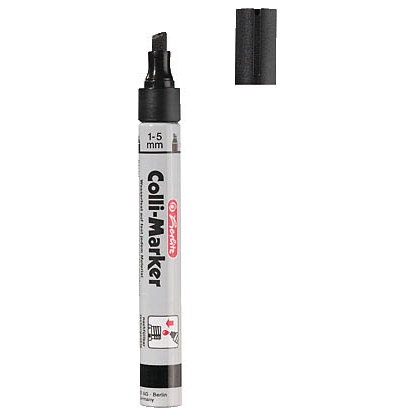 Artikelbild für herlitz Colli-Marker Permanentmarker schwarz 1,0 - 5,0 mm, 10 St., Artikelnummer 139667