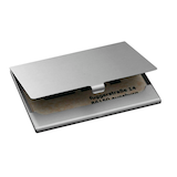 Artikelbild 1 für SIGEL Visitenkartenetui silber, für bis zu 15 Visitenkarten, Artikelnummer 287839