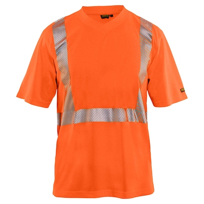 Artikelbild für BLAKLÄDER® unisex Warnschutz Shirt 3386 orange Größe 4XL, 1 St., Artikelnummer 743380
